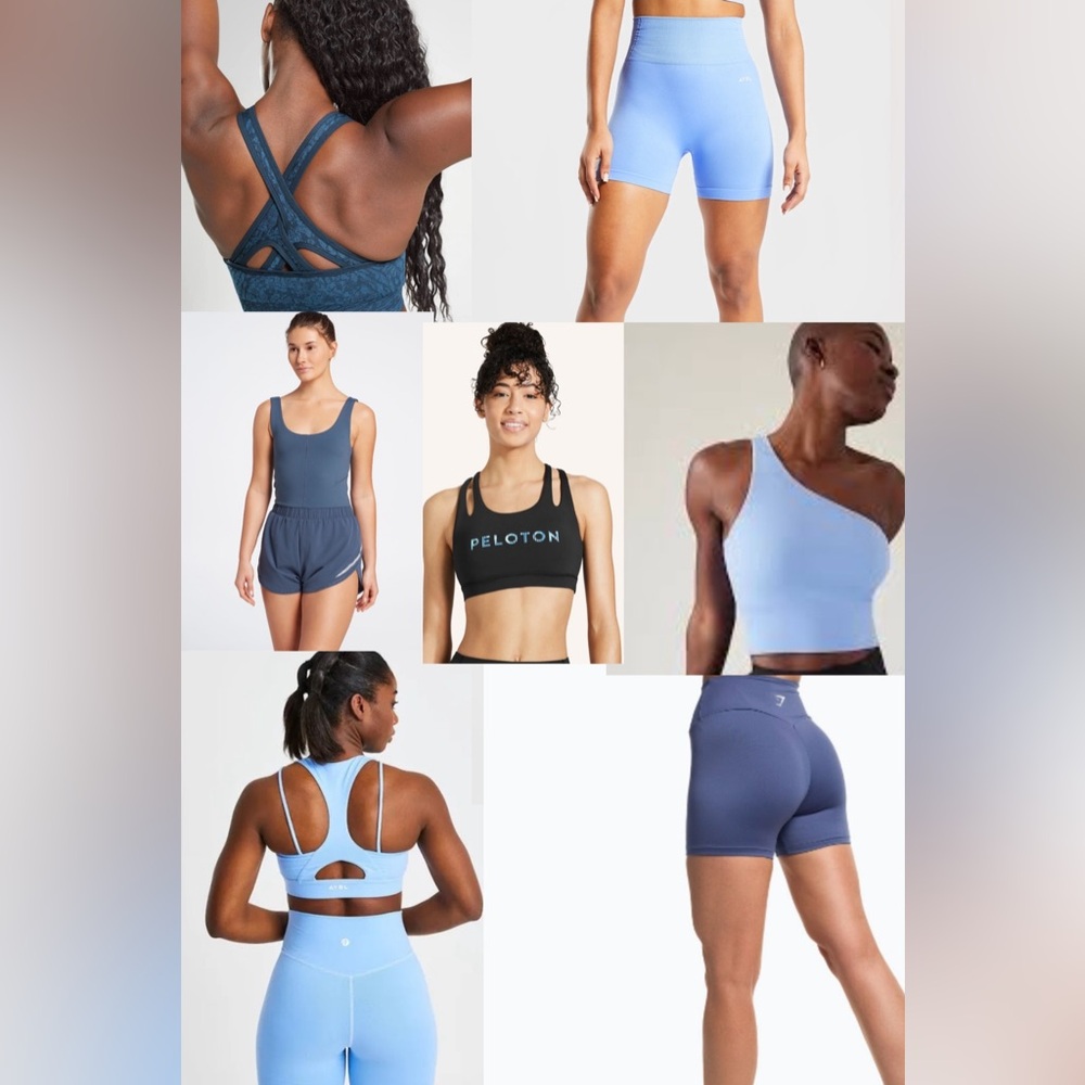 Feeling blue? Shop for some new activewear 💙🦋🧢 All styles in my store now